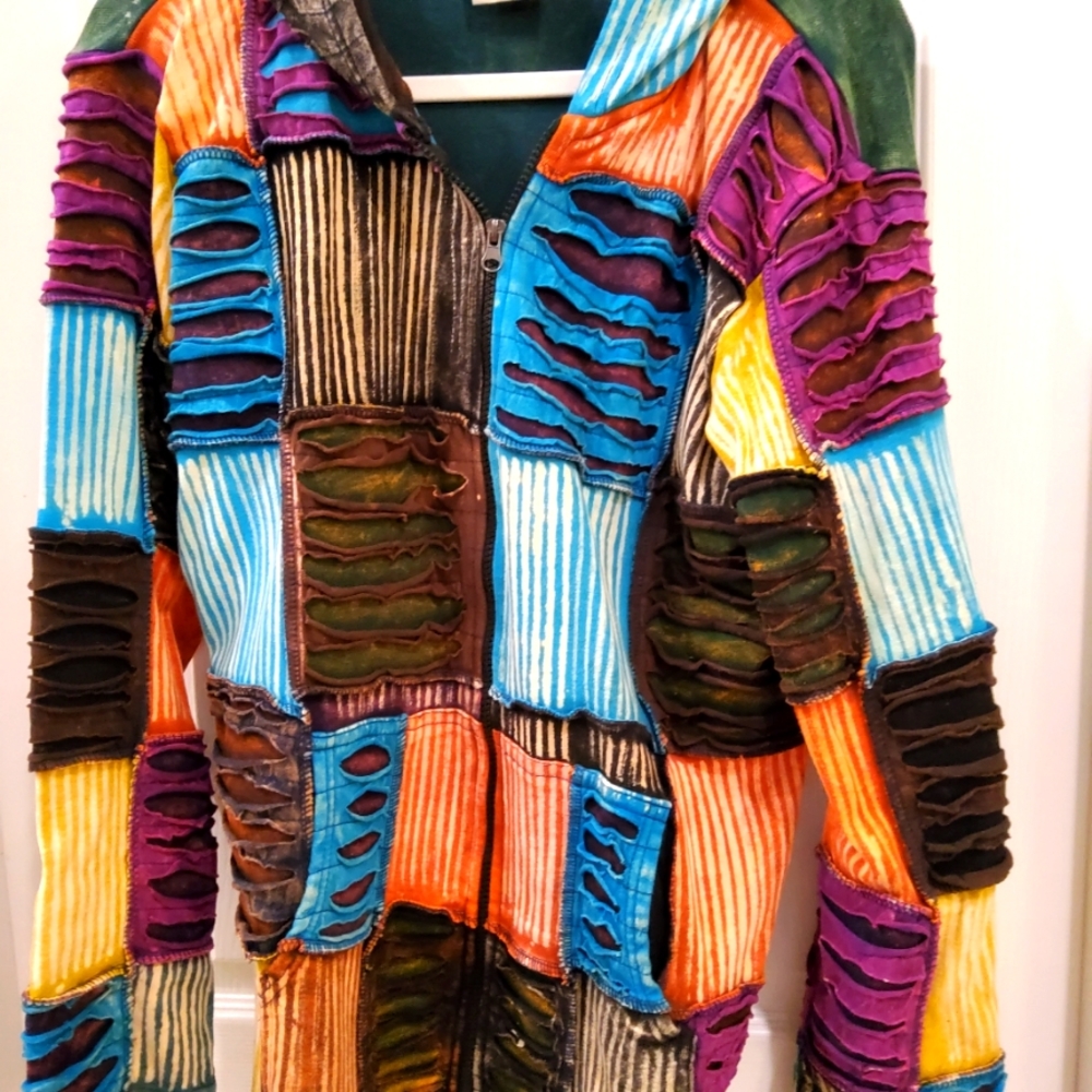 India boutique boho type hoodie  XXL